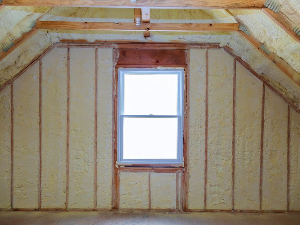 Finished Spray Foam Insulation Clearwater